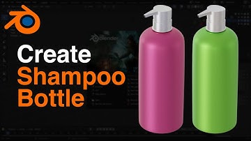 Blender beginner Tutorial | Create Shampoo Bottle | blender bottle tutorial | Product modeling