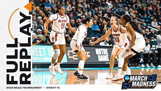 NC State vs. Notre Dame: 2022 NCAA women's Sweet 16 | FULL REPLAY