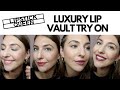 LIPSTICK QUEEN TRY ON: Luxury Lip Vault Collection