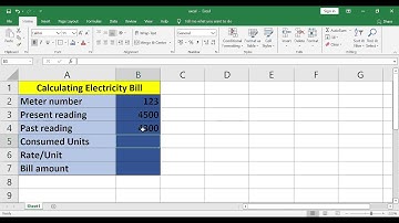 How to create electricity bill in excel | Electric bill kaise banaye | Electricity bill calculation