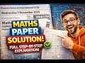 Pearson Edexcel IGCSE Maths A Paper 1H (4MA1/1H) Nov 2025 | FULL SOLUTION | Step-by-Step Explained