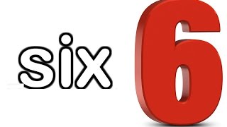 Easy Origami for Kids - numbers - six - 2 Dimension