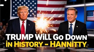 Sean Hannity Declares: “Trump Will Go Down in History” — Bold Statement Sparks Debate