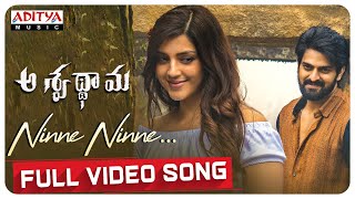 Ninne Ninne Full Video Song | Aswathama Movie | Naga Shaurya | Mehreen | Sricharan Pakala screenshot 5