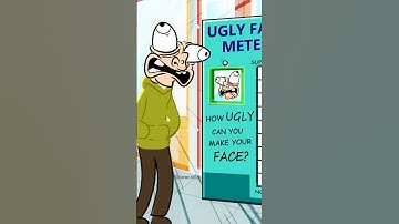 The UGLY FACE Meter 🤣🤣 (Animation Cartoon) #shorts #animation #cartoon