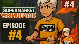 Supermarket Simulator | Episode 4 – Storage Room Unlocked & Full Shelf Setup! 🧃📦