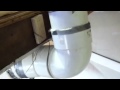 Wood shop dust collector installed Wood shop dust collector installed
