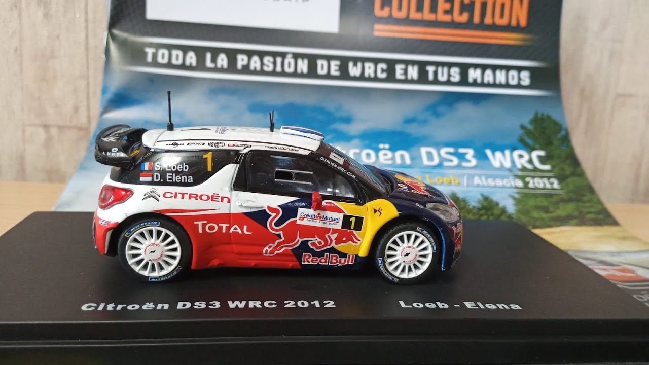 Miniature Citroën DS3 WRC Monte-Carlo 2012 N°11 - Spark 1/43