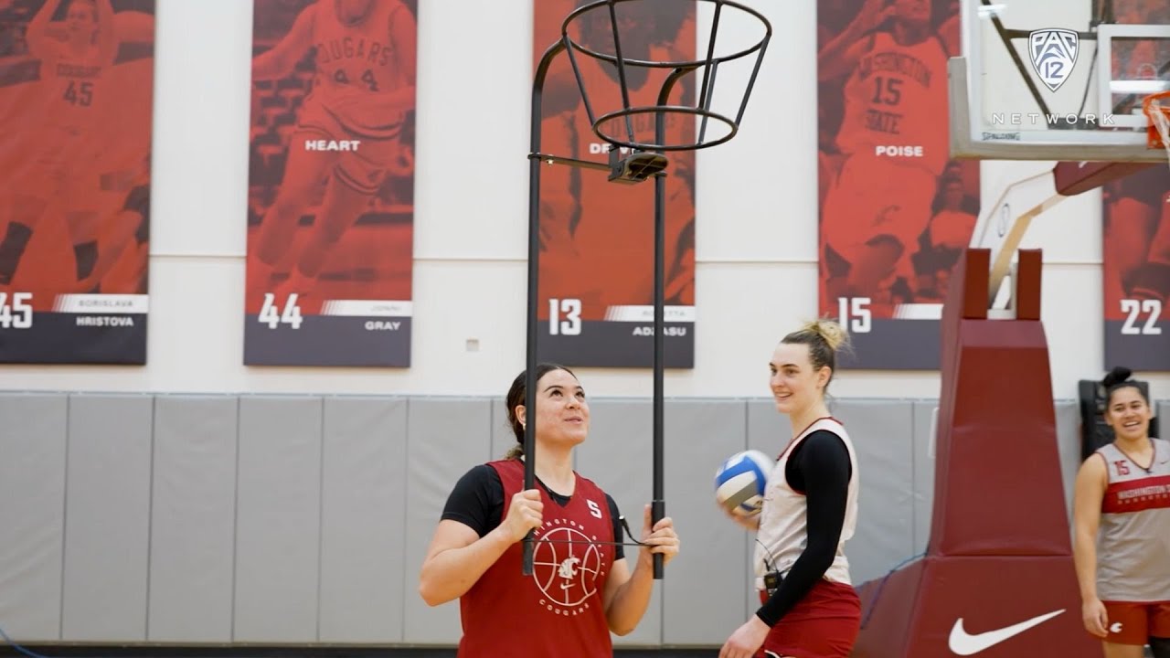 No backboard? Washington State basketball star Charlisse LegerWalker