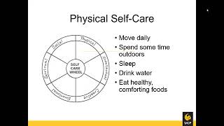 Trauma - Coping and Self Care
