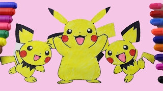 Details Pokemon Coloring Book Pikachu Pichu Pokémon Colouring Pages Episode Rainbow Splash News