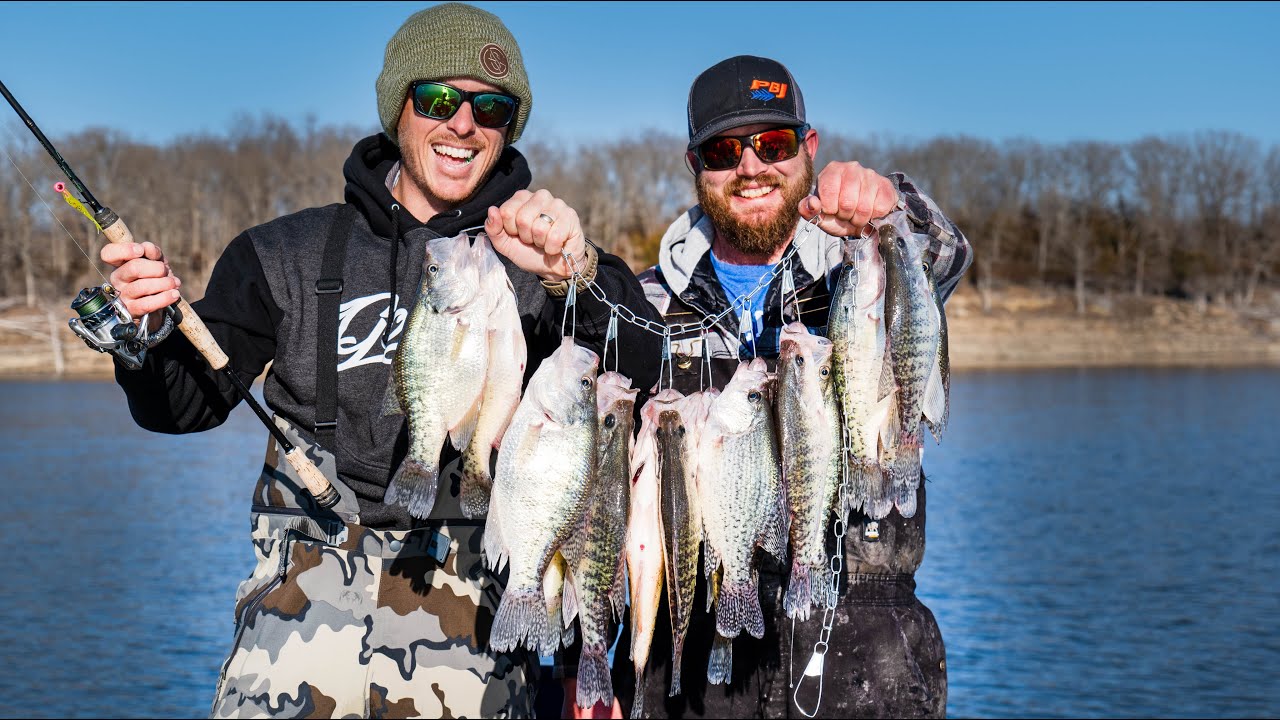 Winter Crappie Fishing  Open Water LIVESCOPE JIGGING! 