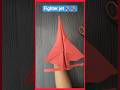 🚀✨ DIY Paper Fighter Jet That Really Flies!#Viral Shorts #Projects #Creative Crafts #Easy Origami