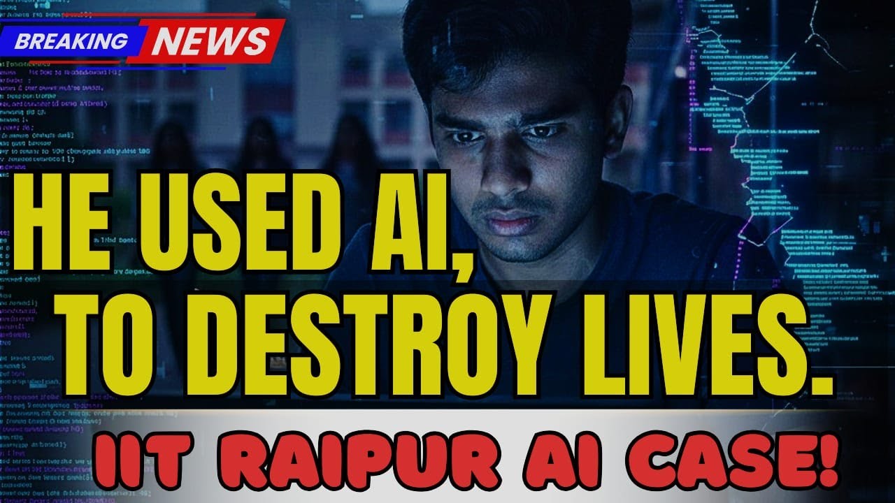 IIT Raipur AI Scandal: 1000 Morphed Images, 1 Arrest | The Dark Side of Technology