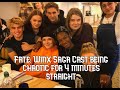 Fate: The Winx Saga Cast being chaotic for 4 minutes straight