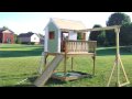 Diy Playhouse With Slide And Swing