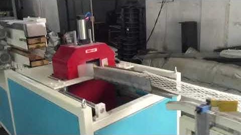 plastic net pipe plastic net tube making machine extruder