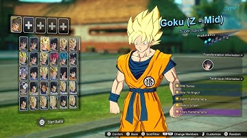 Dragon Ball Sparking! Zero All Characters - Full Roster (All Fighters)