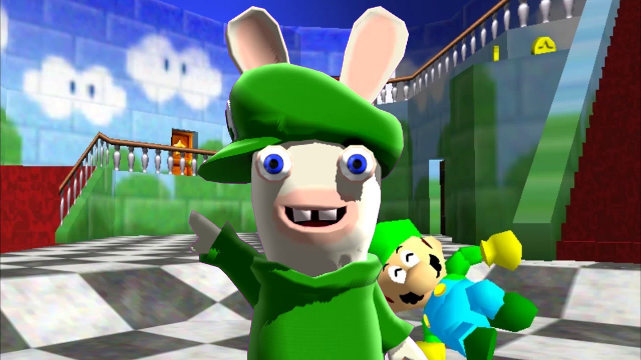 SM64 MMD Shorts: Rabbid Luigi's Prank - YouTube