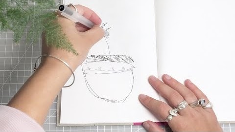 non-dominant hand drawing exercise (super simple)