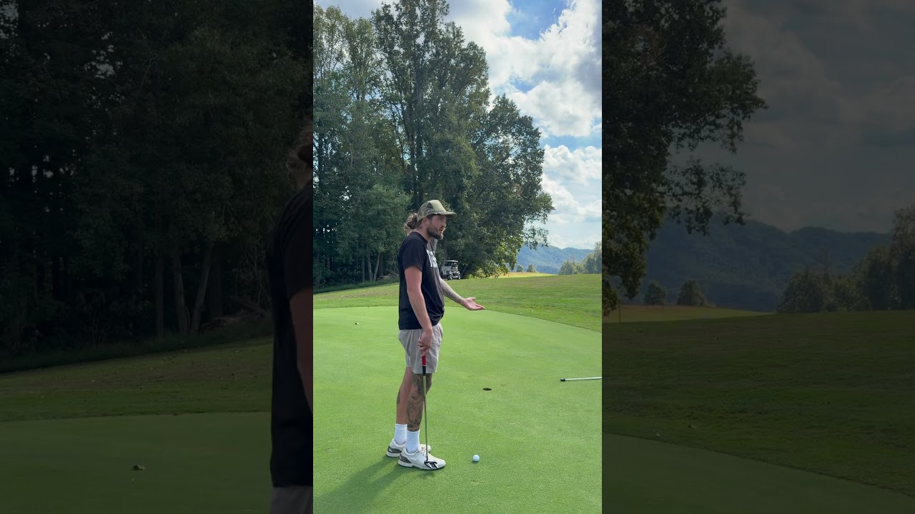 Backyard games was electric. #golf #golfing #golfswing #golfer