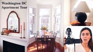 REALISTIC APARTMENT TOUR 2022 // Tips for decorating on a budget + Washington DC apartment tour