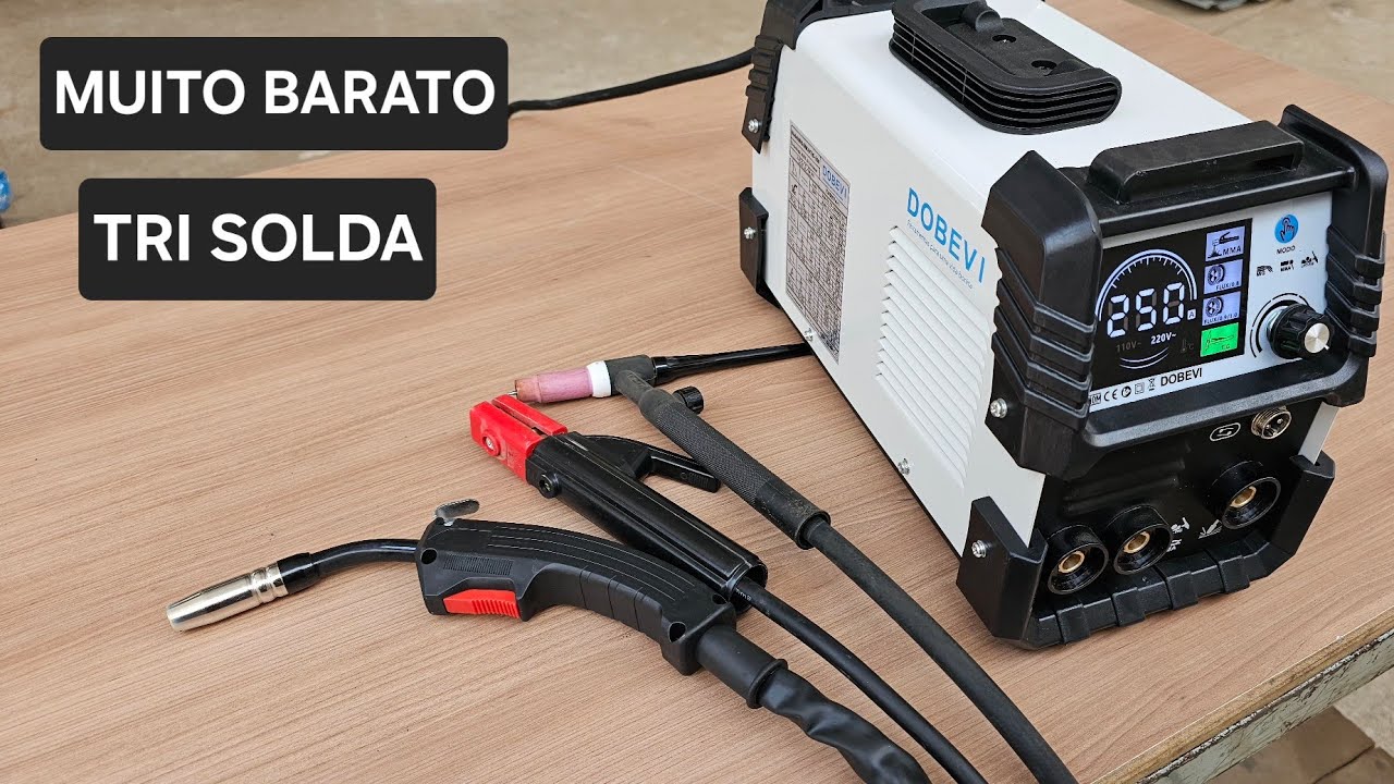 TESTAMOS A MIG SEM GÁS  DOBEVI 250 , BOA BONITA E BARATO.