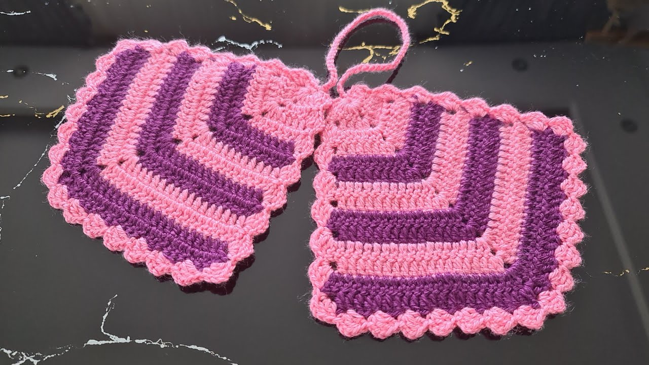 Mutfakta Çok İşinize Yarayacak Harika Bir Tutacak Örgü Modeli Yapımı / Tığ İle Örgü Tutacak Yapımı