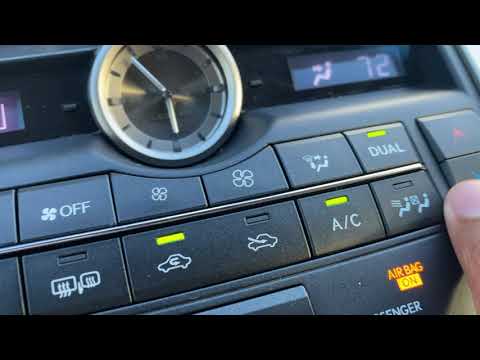 Lexus NX - Air conditioning and heater controls - How to operate