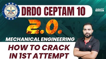 DRDO CEPTAM  2.0  | Mechanical Engineering | How to crack in 1st Attempt  | By RK sir