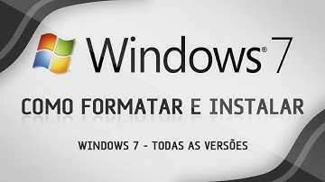 Como formatar o computador e instalar Windows 7 - Aula Completa