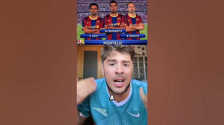 El mejor mediocampo de la historia?🤔 #busquets #xavi #iniesta