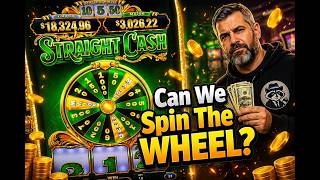 Straight Cash Slot Machine! Can We Hit the WHEEL BONUS?!