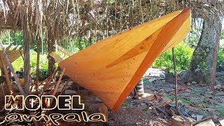 MAKING A WOODEN BOAT || ampala model