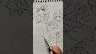 Sketch of Mitsuri part 2 #demonslayer #mitsuri #anime #animeart #howtodraw #sketch #drawing #art
