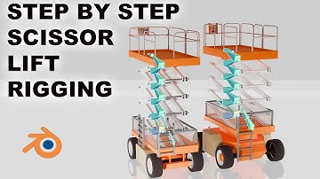 Rigging a Scissor Lift in Blender