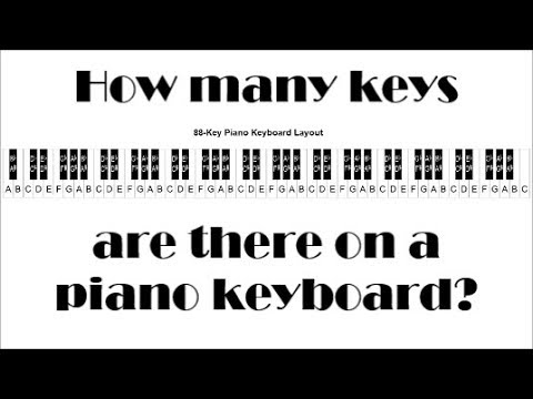 Video: Hoeveel Toetsen Op De Piano