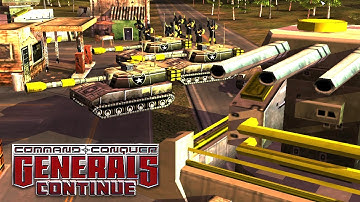 USA Land Forces | GENERALS CONTINUE 3.01 | Command & Conquer Generals Zero Hour