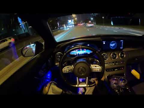 2022 Mercedes-AMG C43 Coupe POV Night Drive by kmcars