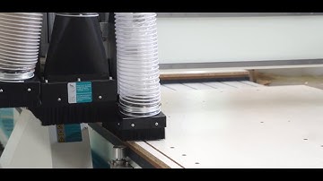 Wood carving drilling cnc nesting router with two working stations