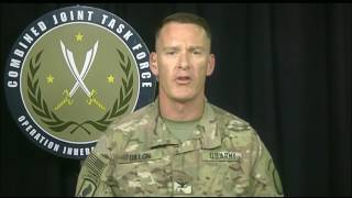 Inherent Resolve Spokesman Briefs Reporters