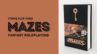 TTRPG Flip Through #5: Mazes Fantasy Roleplaying  #ttrpg #flipthrough #rpg #dnd #fantasybooks