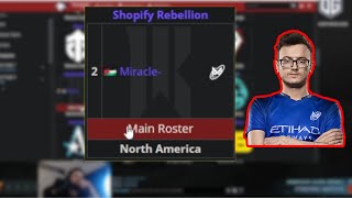 Miracle \& Arteezy in the same team? Miracle will stand-in for SR on DreamLeague 20