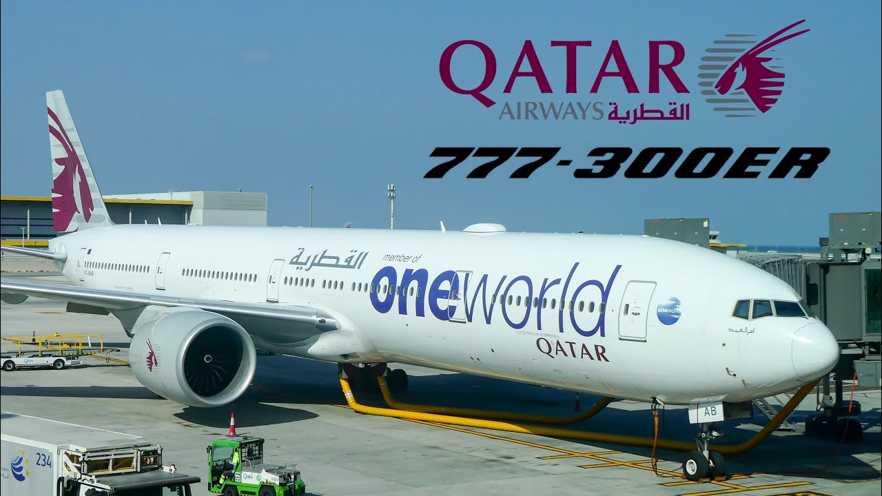 QATAR airways B777-300ER | Doha - Paris + Lounge [FULL FLIGHT REPORT]