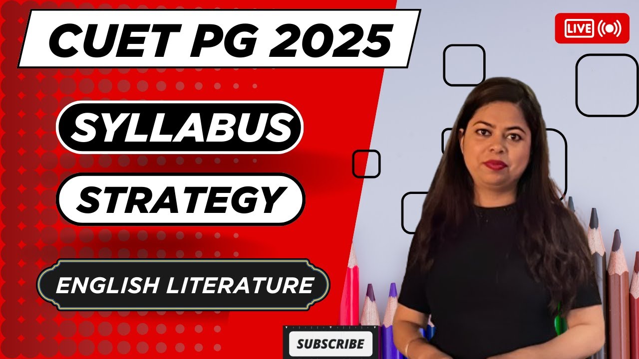 CUET PG 2025 English Literature Preparation || Important Topics with ...