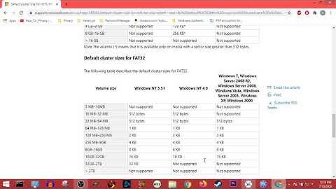 Learning Veracrypt Part 75, Default Cluster Size For Fat32