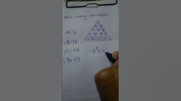 How many triangle? RRB NTPC Reasoning।।SSC CGL Reasoning