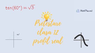 Clasa 12 Profil Real: Pretestare 2025