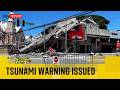 Tsunami alert and at least 16 dead after 7.8-magnitude quake hits the Philippines