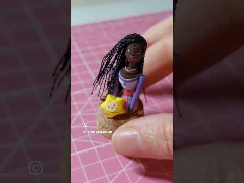 Eccola finita...Asha e Star del nuovo film disney Wish... Cosa ne pensate? #arte #quilling #shorts